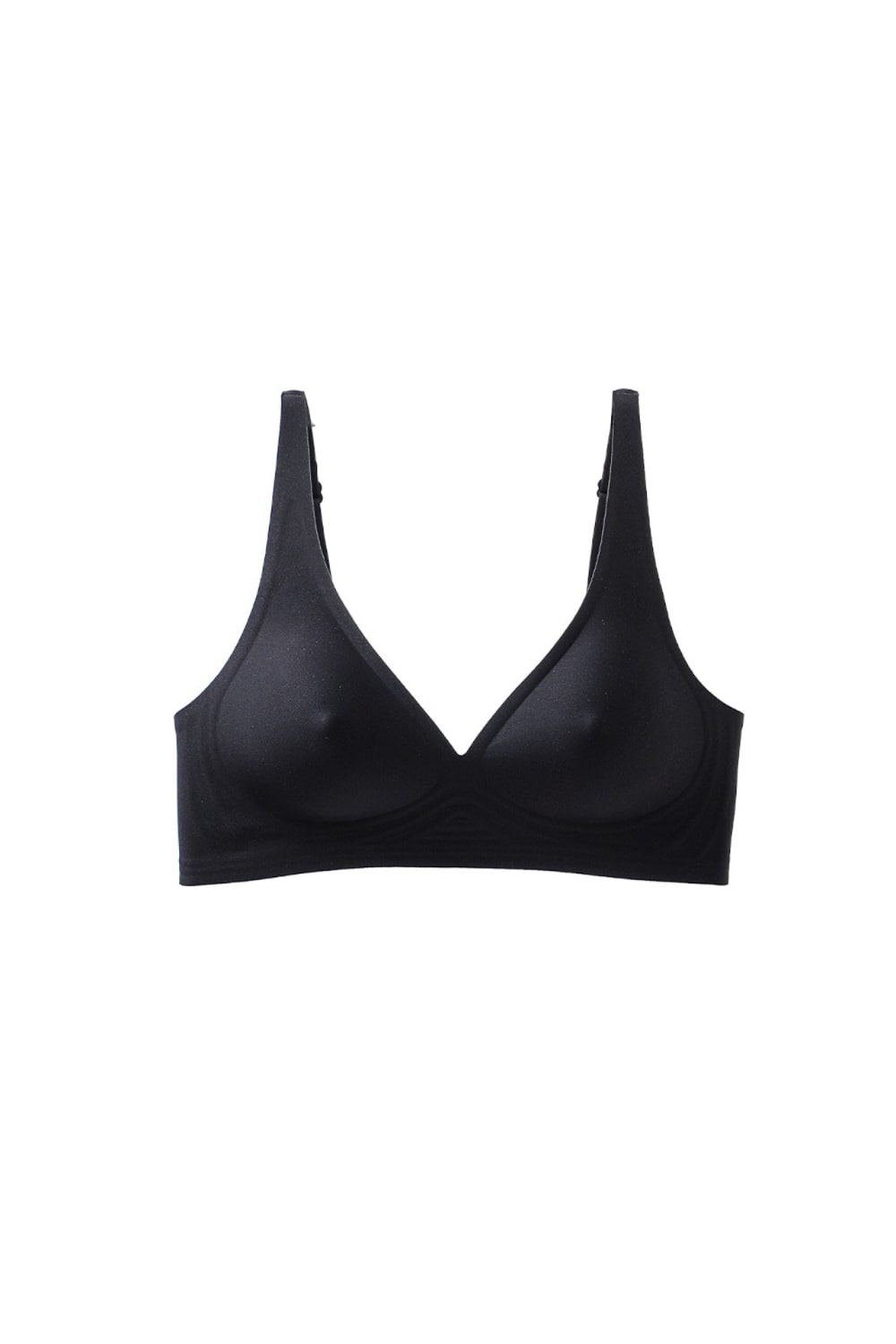 Soutien-gorge push-up invisible effet no bra Noir