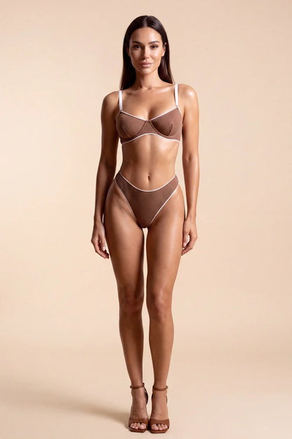 Ensemble Polina marron